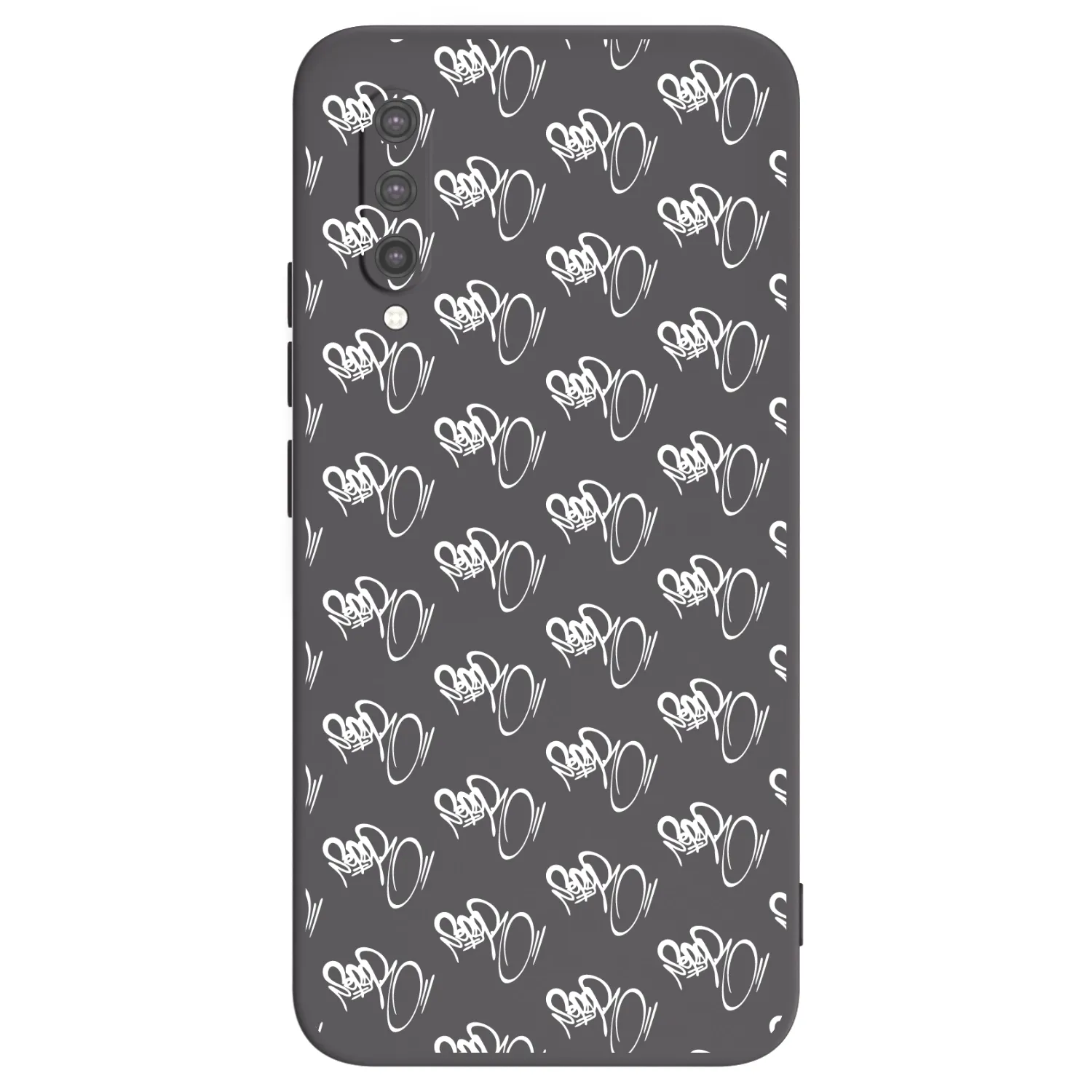 Picasee silikónový čierny obal pre Xiaomi Mi 9 Lite - Separ - White On Black