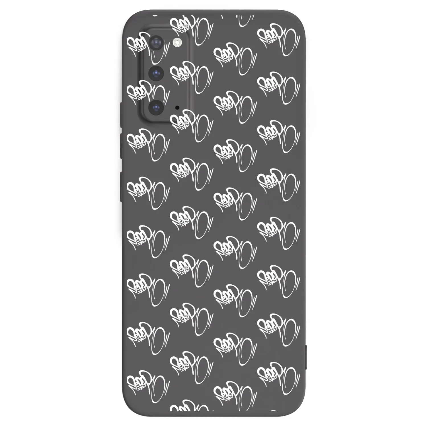 Picasee silikónový čierny obal pre Samsung Galaxy S20 G980F - Separ - White On Black
