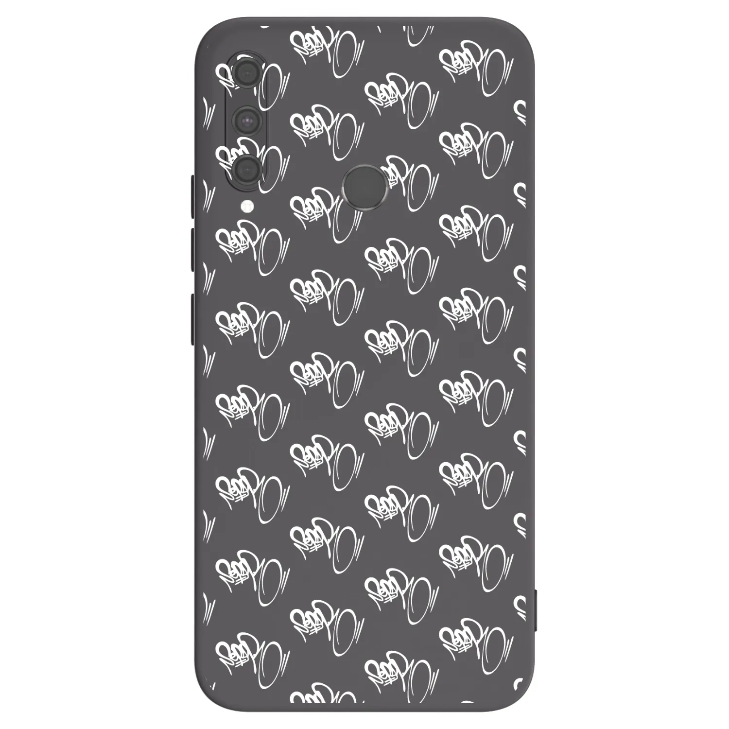 Picasee silikónový čierny obal pre Huawei P40 Lite E - Separ - White On Black