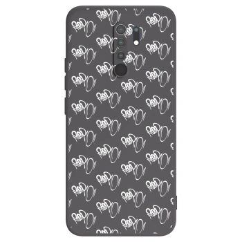 Obal pre Xiaomi Redmi 9 - Separ - White On Black