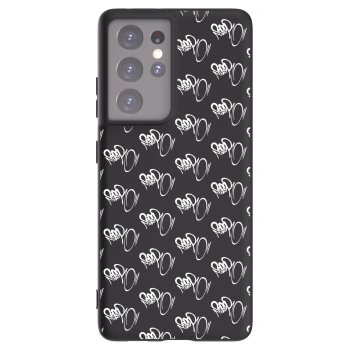 Obal pre Samsung Galaxy S21 Ultra 5G G998B - Separ - White On Black