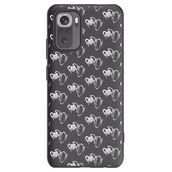 Obal pre Xiaomi Redmi Note 10 - Separ - White On Black