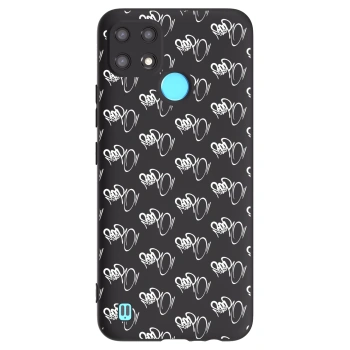 Obal pre Realme C21 - Separ - White On Black