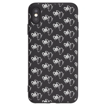 Obal pre Apple iPhone XS Max - Separ - White On Black