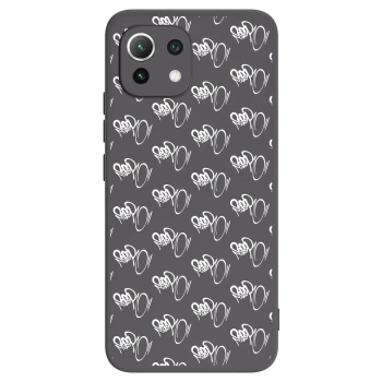 Obal pre Xiaomi 11 Lite 5G NE - Separ - White On Black