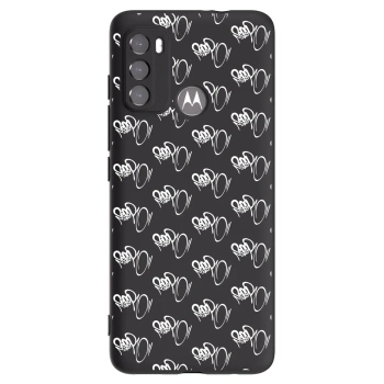 Obal pre Motorola Moto G60 - Separ - White On Black