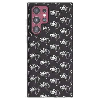 Obal pre Samsung Galaxy S22 Ultra 5G - Separ - White On Black