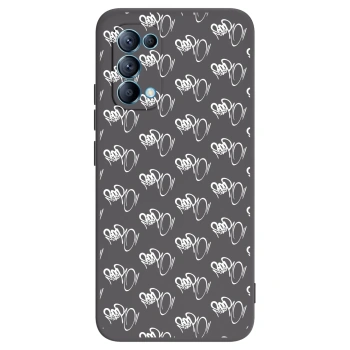 Obal pre OPPO Reno 5 5G - Separ - White On Black