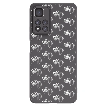 Obal pre Xiaomi Redmi Note 11 Pro+ 5G - Separ - White On Black