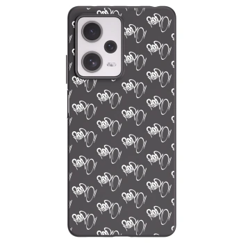 Obal pre Xiaomi Redmi Note 12 Pro+ 5G - Separ - White On Black