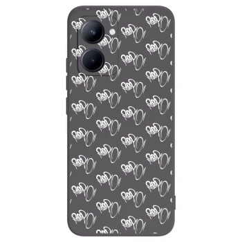 Obal pre Realme C33 (2023) - Separ - White On Black