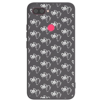 Obal pre Xiaomi Mi 8 Lite - Separ - White On Black