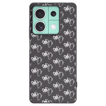 Obal pre Xiaomi Redmi Note 13 5G - Separ - White On Black