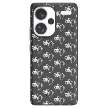 Obal pre Xiaomi Redmi Note 13 Pro+ 5G - Separ - White On Black