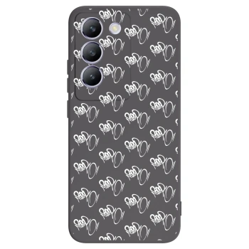 Obal pre Vivo V40 SE 5G - Separ - White On Black