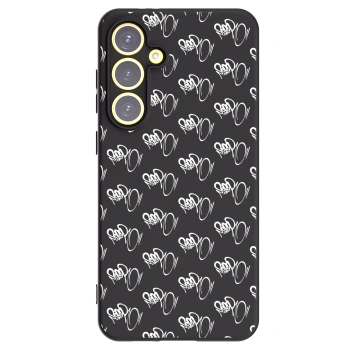 Obal pre Samsung Galaxy S24 FE S721B - Separ - White On Black