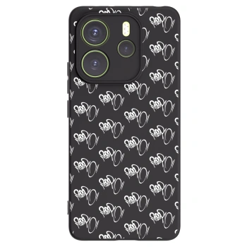 Obal pre Xiaomi Redmi Note 14 4G - Separ - White On Black