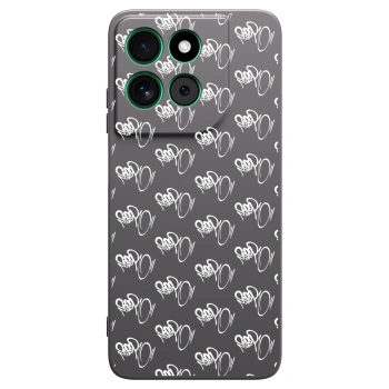 Obal pre Motorola Moto G57 Power - Separ - White On Black