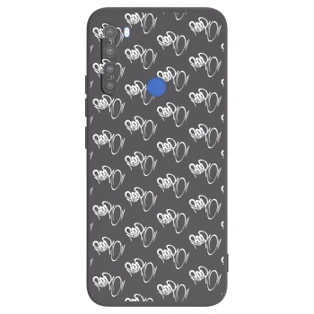 Obal pre Xiaomi Redmi Note 8T - Separ - White On Black