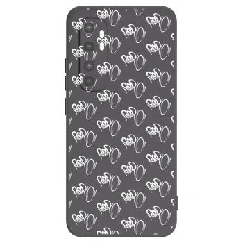 Obal pre Xiaomi Mi Note 10 Lite - Separ - White On Black