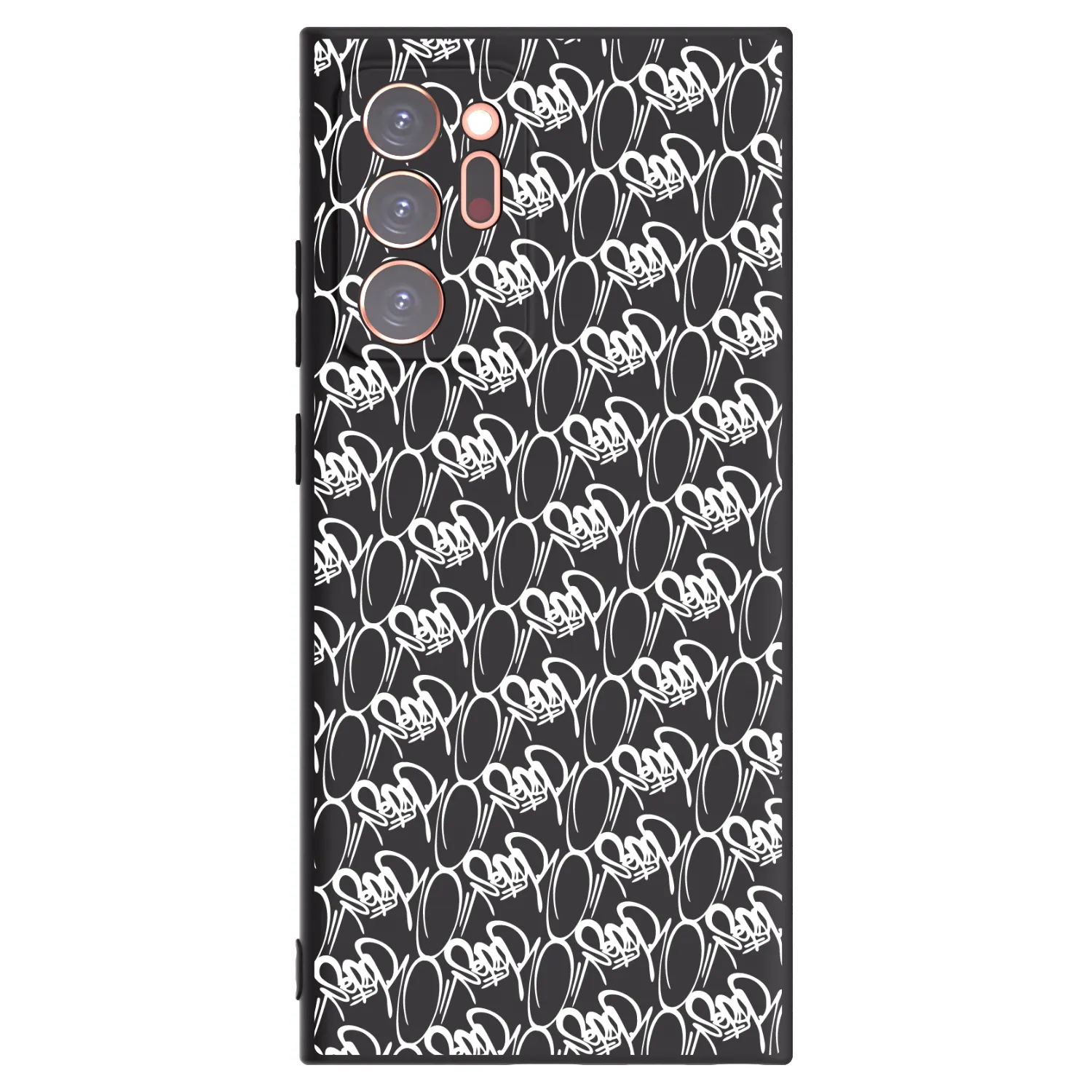 Picasee silikónový čierny obal pre Samsung Galaxy Note 20 Ultra - Separ - White On Black 2