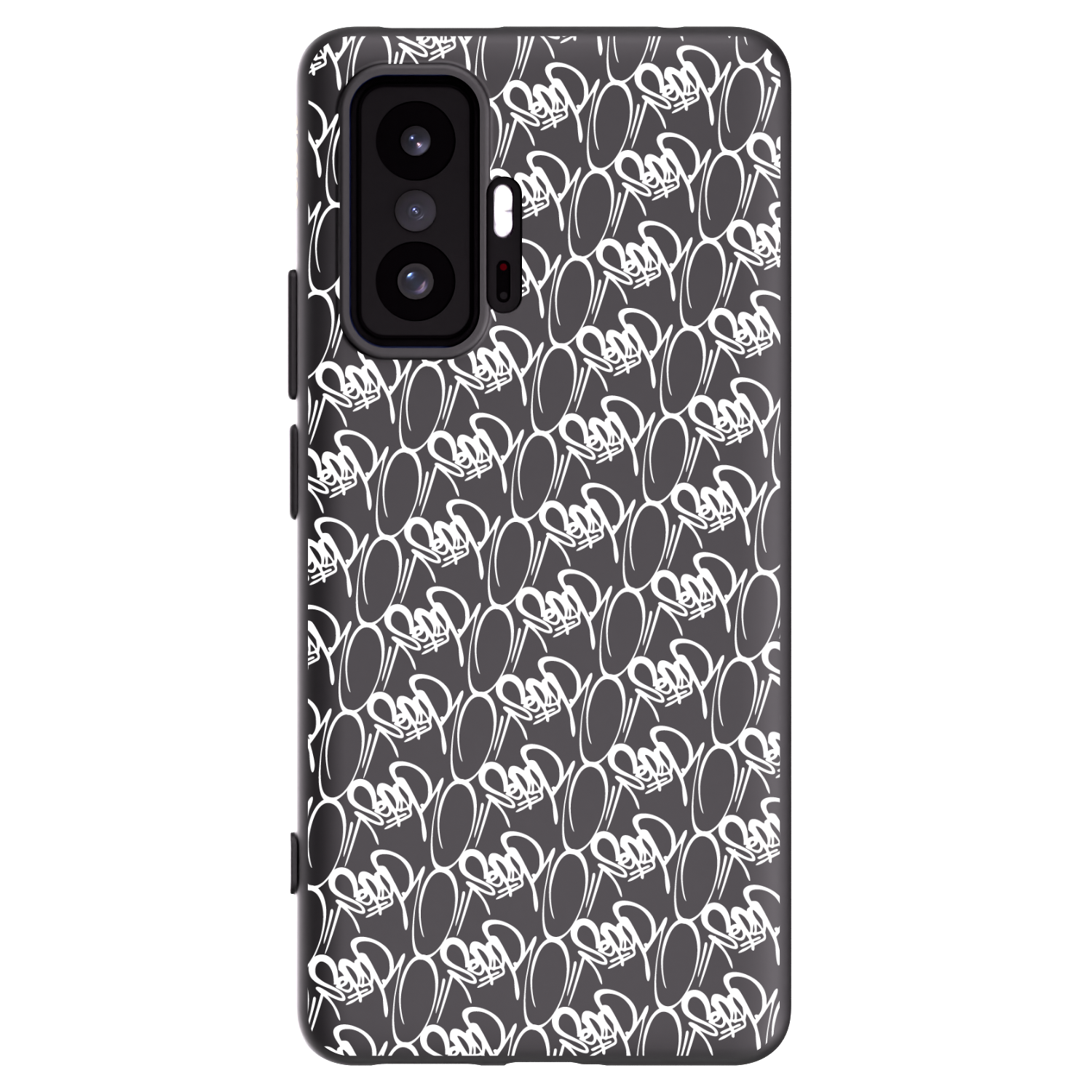 Picasee silikónový čierny obal pre Xiaomi 11T - Separ - White On Black 2