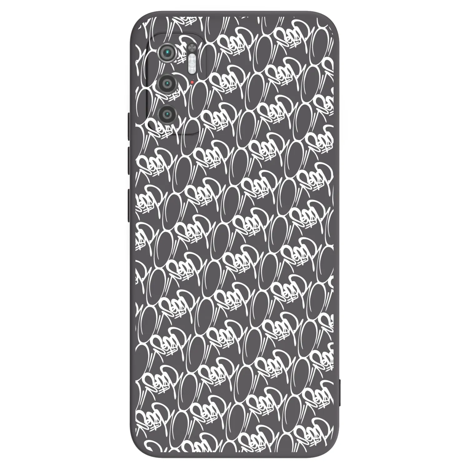 Picasee silikónový čierny obal pre Xiaomi Poco M3 Pro 5G - Separ - White On Black 2