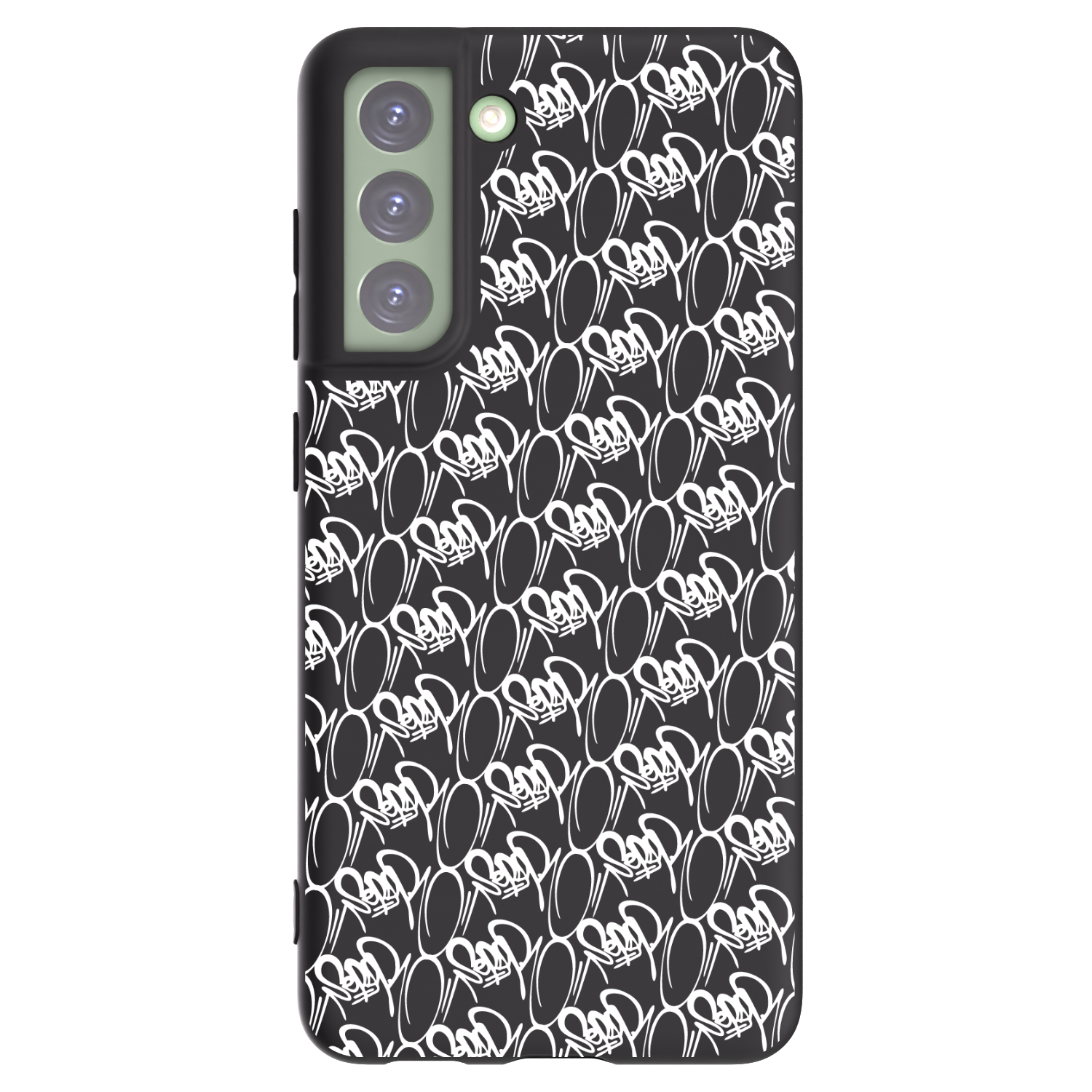 Picasee silikónový čierny obal pre Samsung Galaxy S21 FE 5G - Separ - White On Black 2