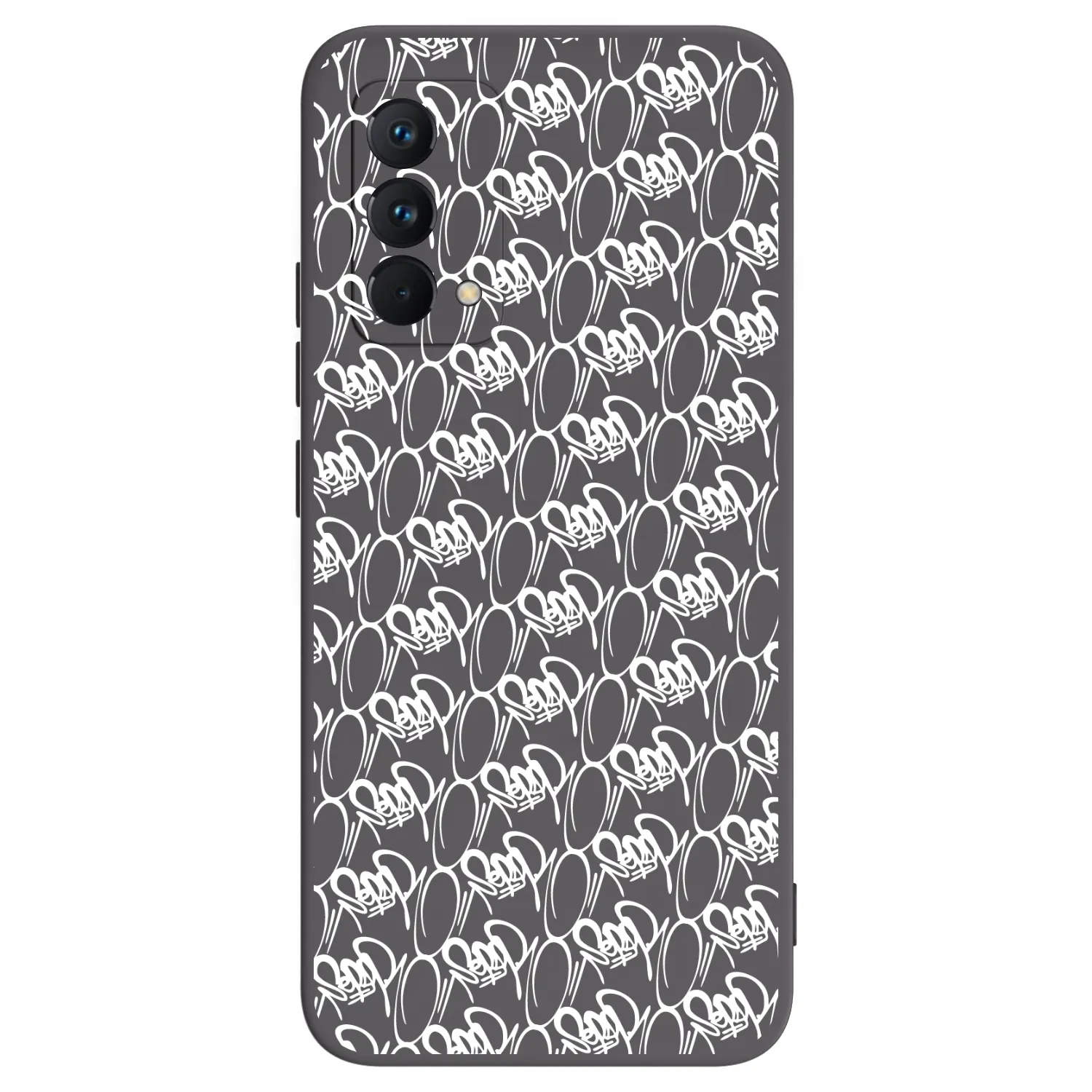 Picasee silikónový čierny obal pre Realme GT Master Edition 5G - Separ - White On Black 2