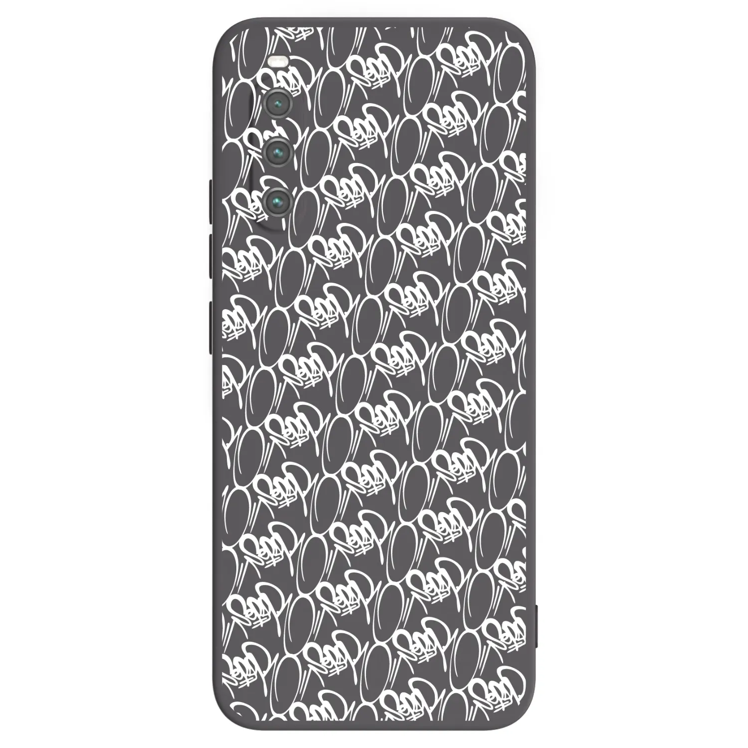 Picasee silikónový čierny obal pre Sony Xperia 10 IV 5G - Separ - White On Black 2