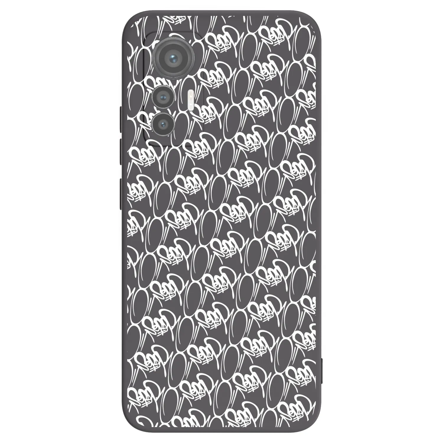 Picasee silikónový čierny obal pre Xiaomi 12 Lite - Separ - White On Black 2