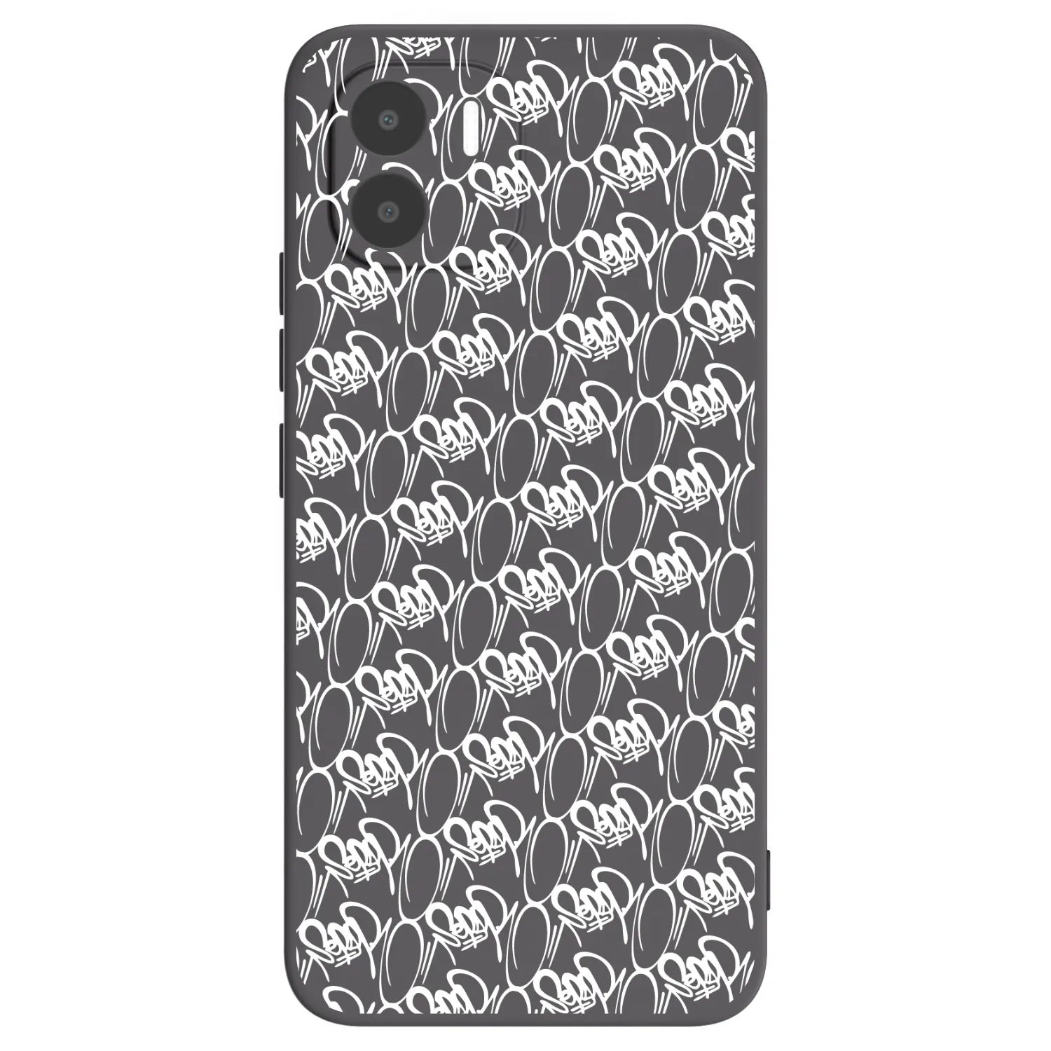 Picasee silikónový čierny obal pre Xiaomi Redmi A1 - Separ - White On Black 2