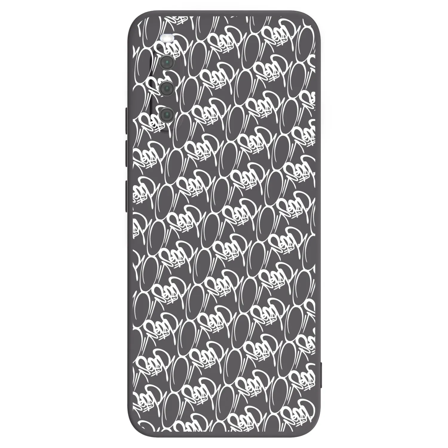 Picasee silikónový čierny obal pre Sony Xperia 10 III - Separ - White On Black 2