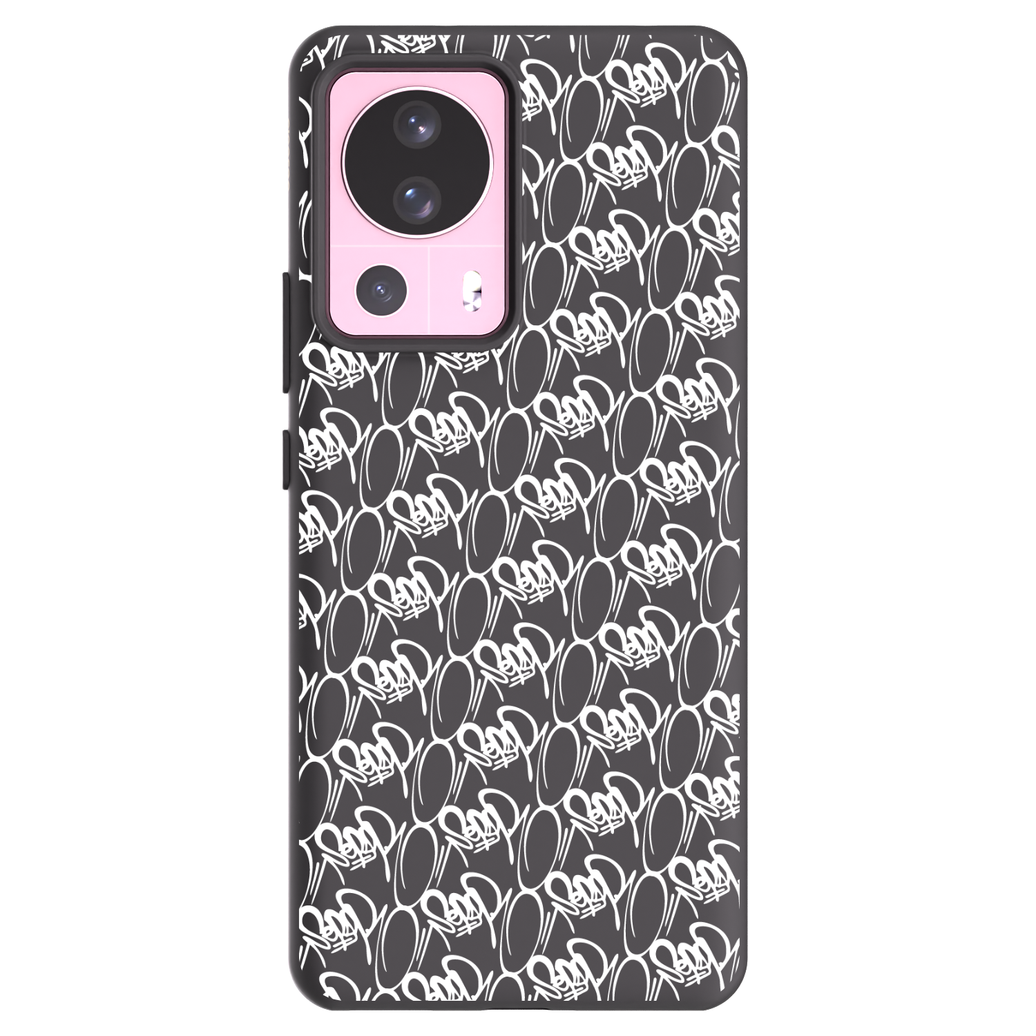 Picasee silikónový čierny obal pre Xiaomi 13 Lite - Separ - White On Black 2