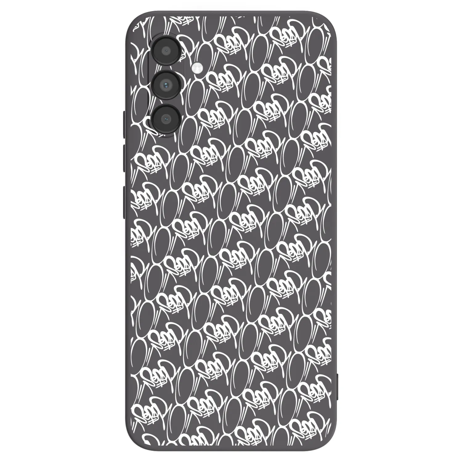 Picasee silikónový čierny obal pre Samsung Galaxy A04s A047F - Separ - White On Black 2