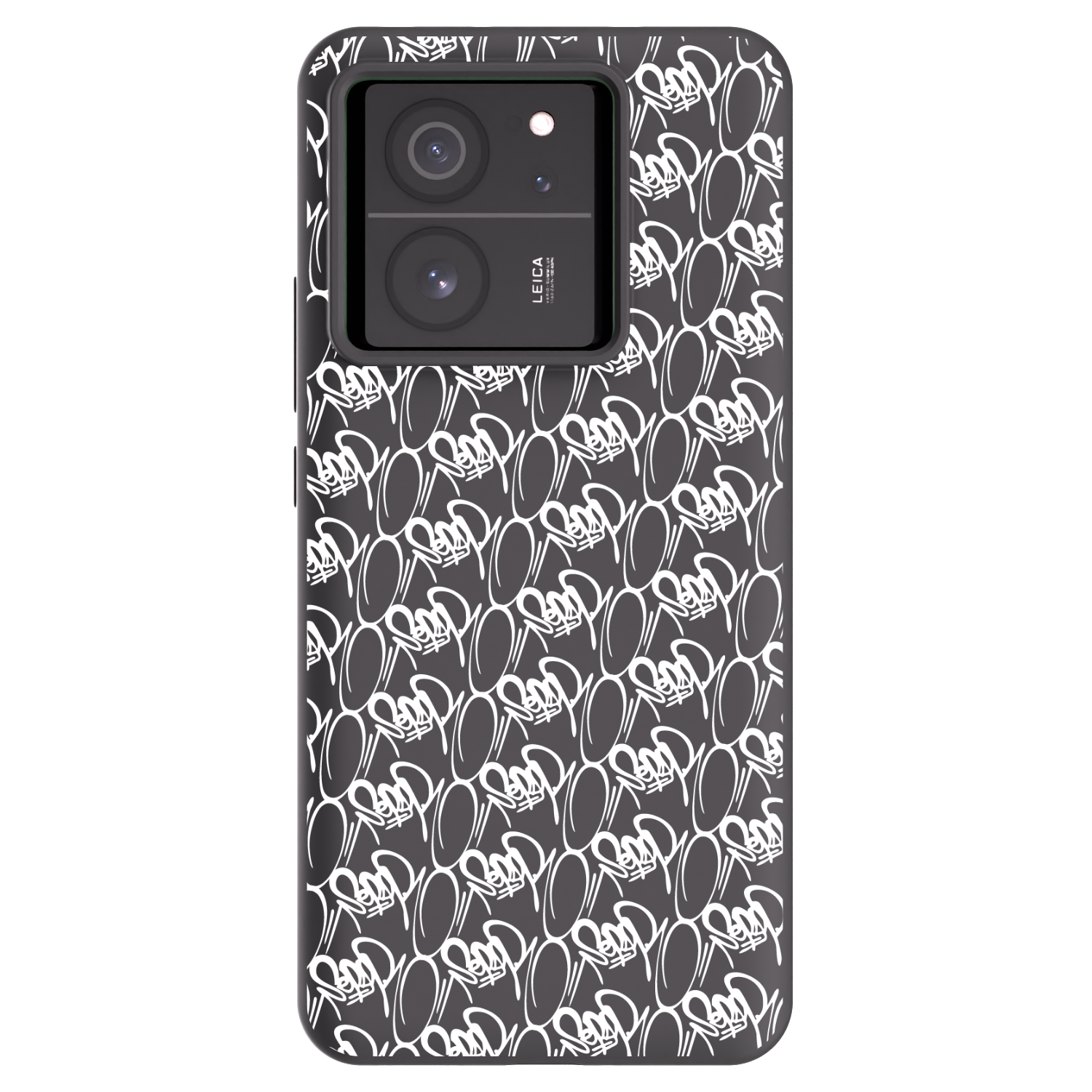Picasee silikónový čierny obal pre Xiaomi 13T Pro - Separ - White On Black 2