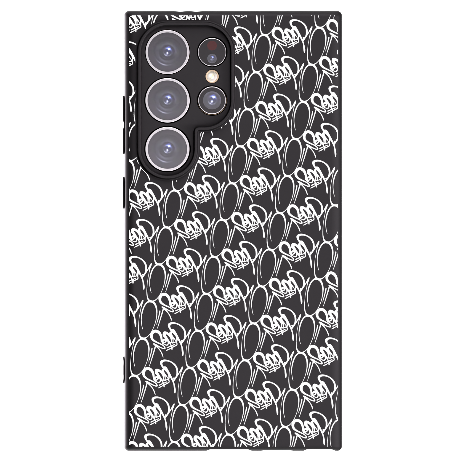 Picasee silikónový čierny obal pre Samsung Galaxy S24 Ultra S928B 5G - Separ - White On Black 2
