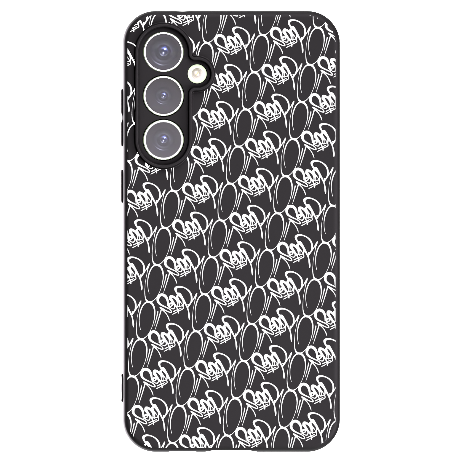 Picasee silikónový čierny obal pre Samsung Galaxy S23 FE S711B - Separ - White On Black 2