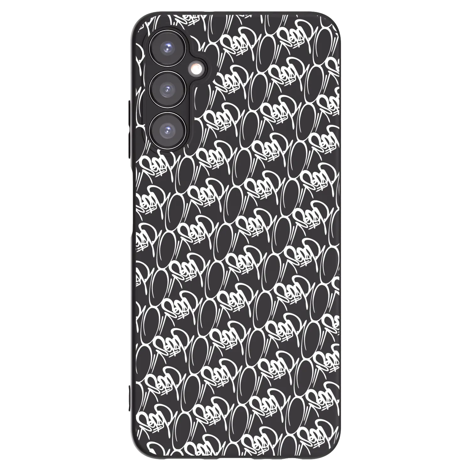 Picasee silikónový čierny obal pre Samsung Galaxy A05s A057G - Separ - White On Black 2
