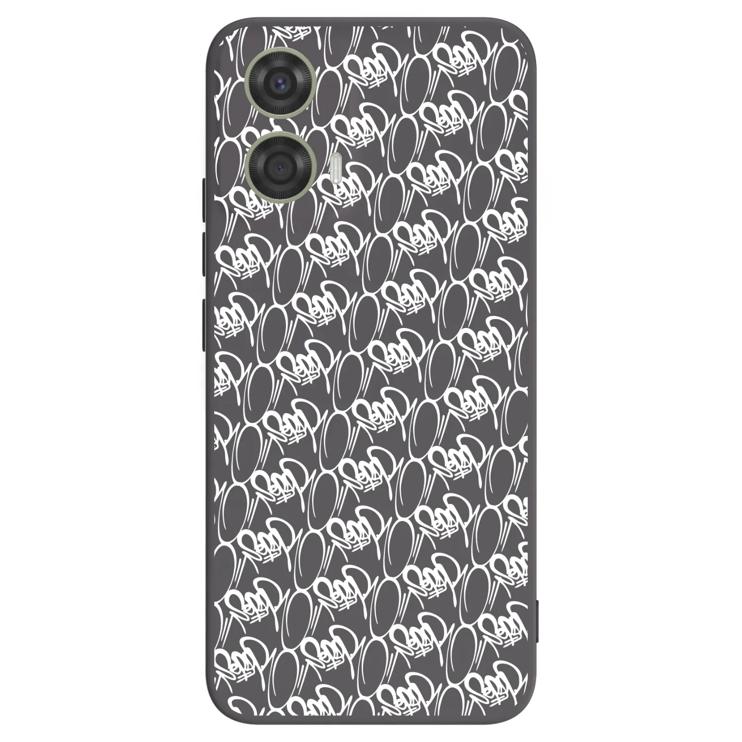 Picasee silikónový čierny obal pre Motorola Moto G24 - Separ - White On Black 2