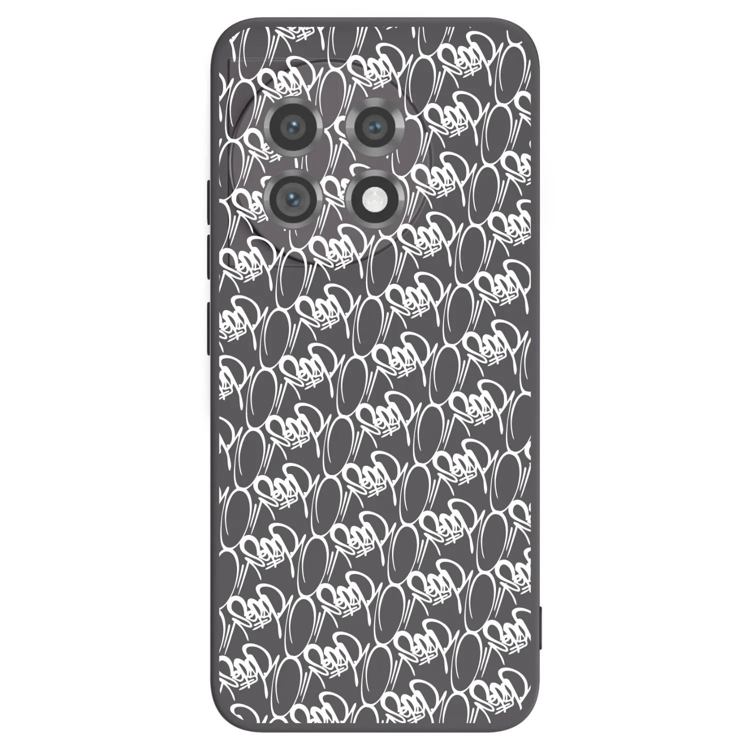 Picasee silikónový čierny obal pre OnePlus 11 5G - Separ - White On Black 2