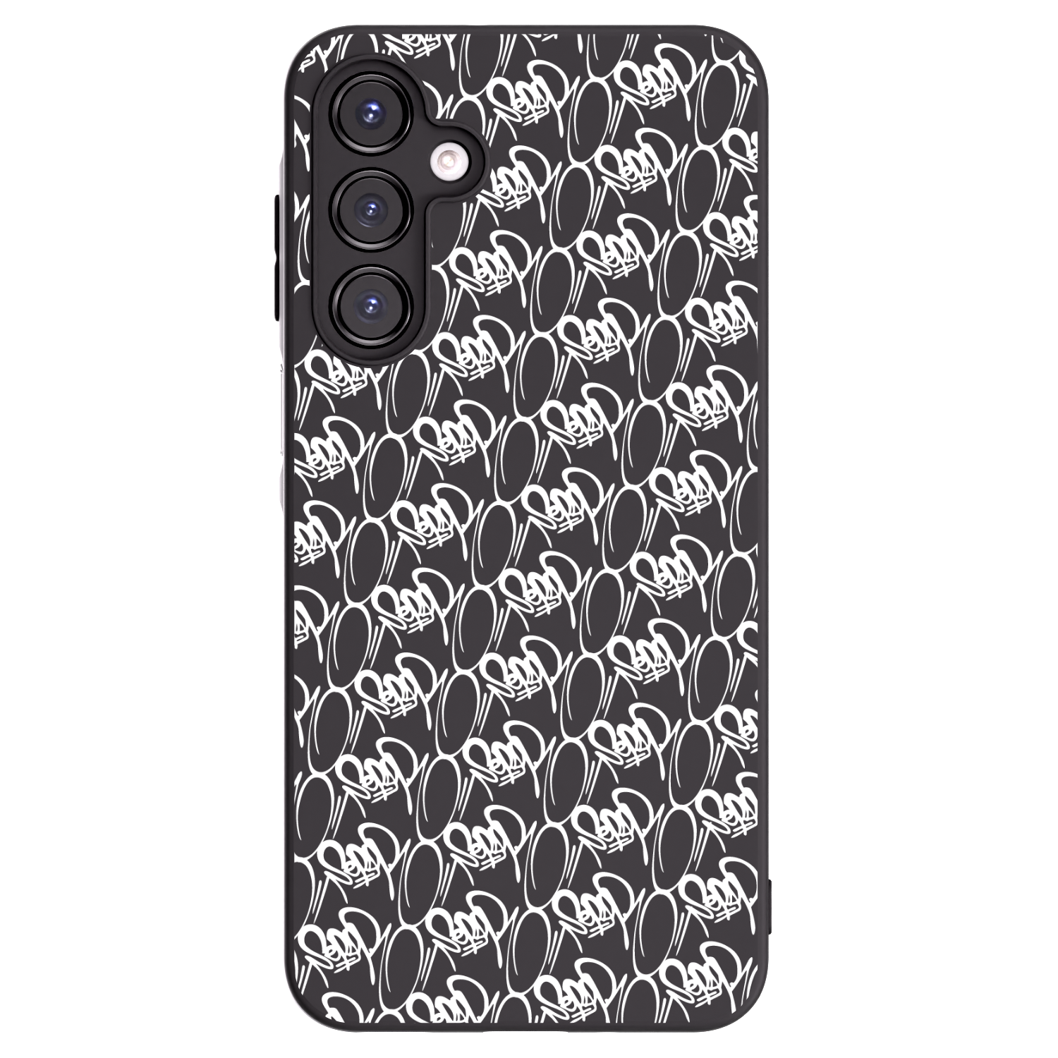 Picasee silikónový čierny obal pre Samsung Galaxy A16 5G - Separ - White On Black 2