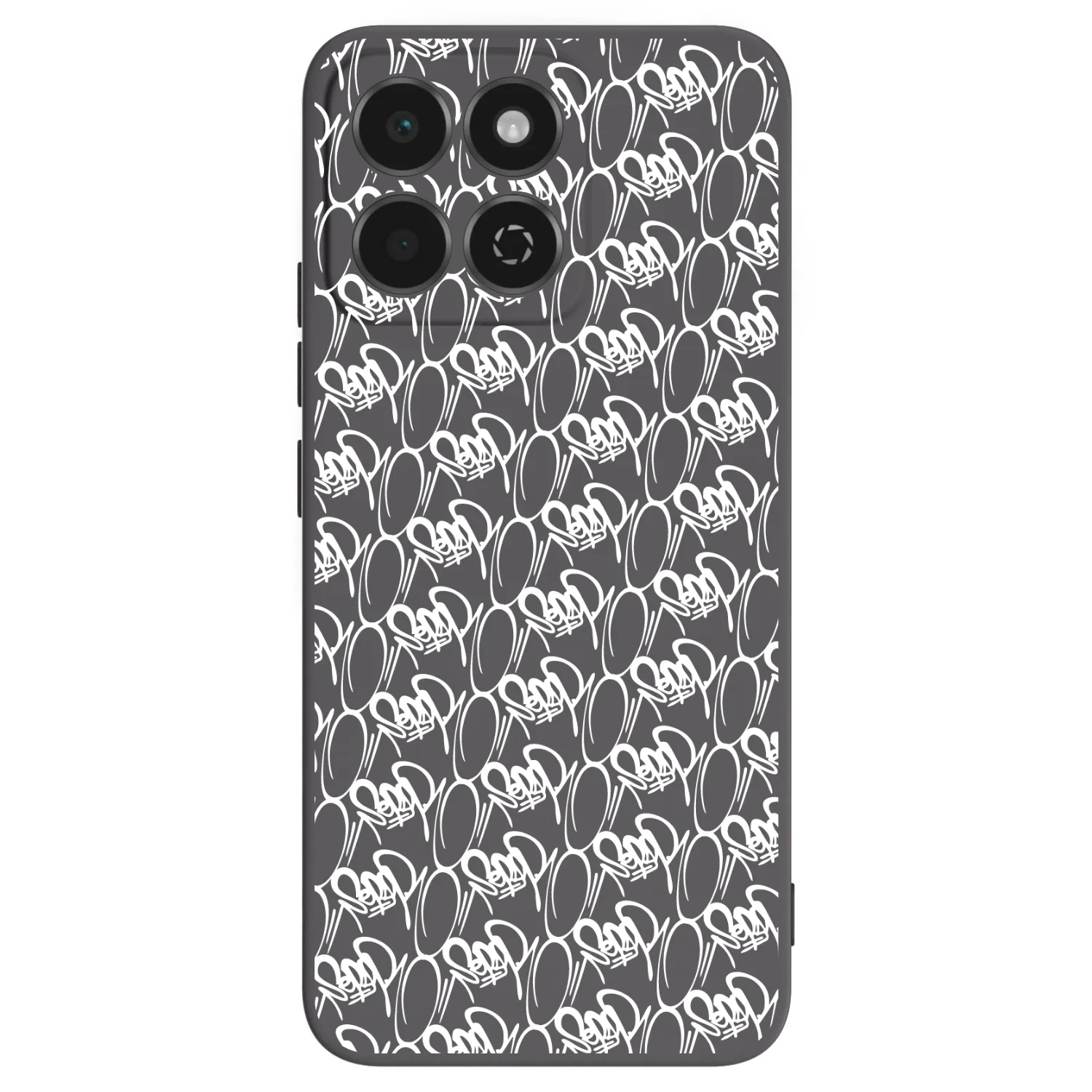 Picasee silikónový čierny obal pre Honor 200 Smart 5G - Separ - White On Black 2