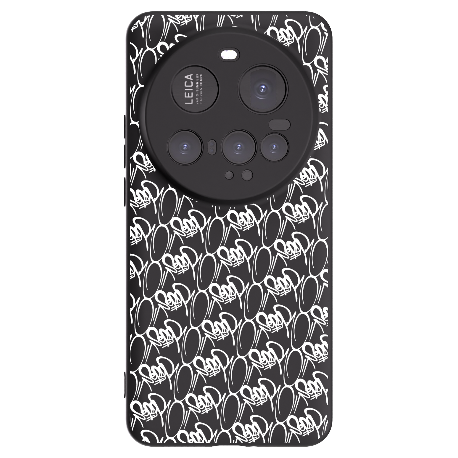 Picasee silikónový čierny obal pre Xiaomi 15 Ultra - Separ - White On Black 2