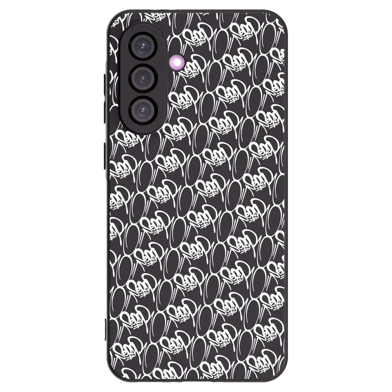 Picasee silikónový čierny obal pre Samsung Galaxy A56 5G A566B - Separ - White On Black 2