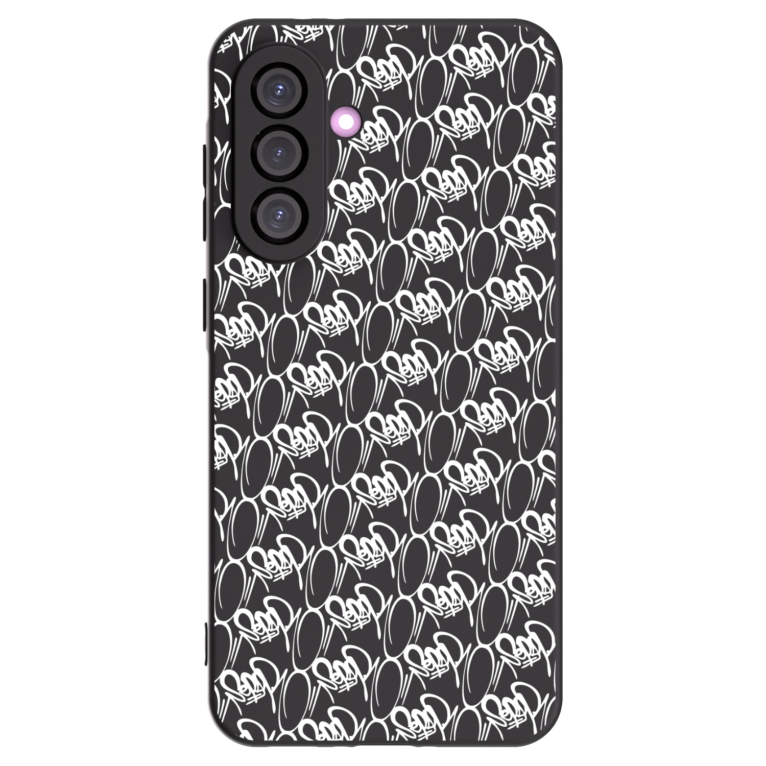 Picasee silikónový čierny obal pre Samsung Galaxy A36 5G - Separ - White On Black 2