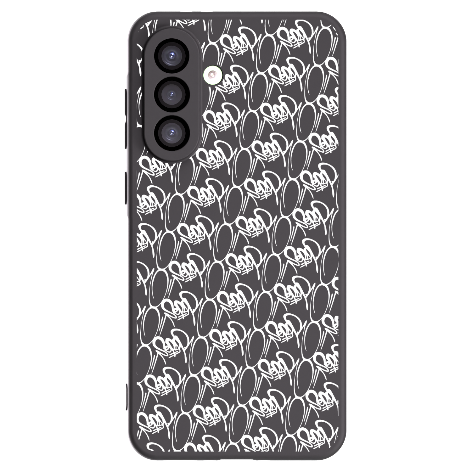 Picasee silikónový čierny obal pre Samsung Galaxy A26 5G A266B - Separ - White On Black 2