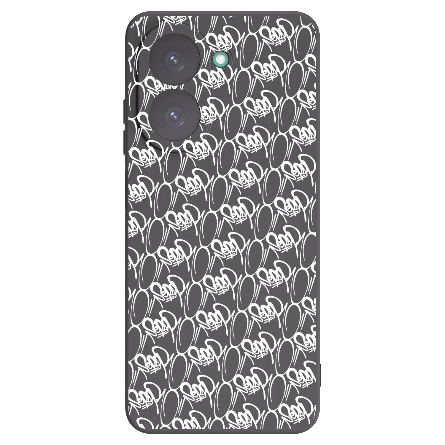Picasee silikónový čierny obal pre Xiaomi Redmi A5 - Separ - White On Black 2
