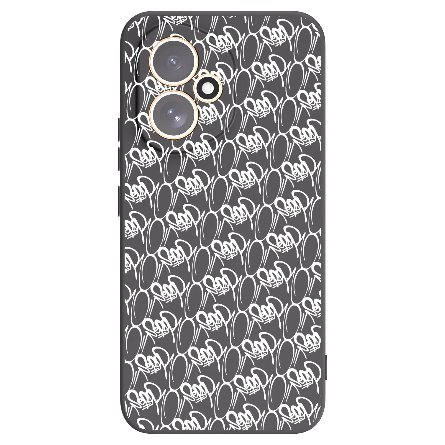 Picasee silikónový čierny obal pre Honor 400 5G - Separ - White On Black 2