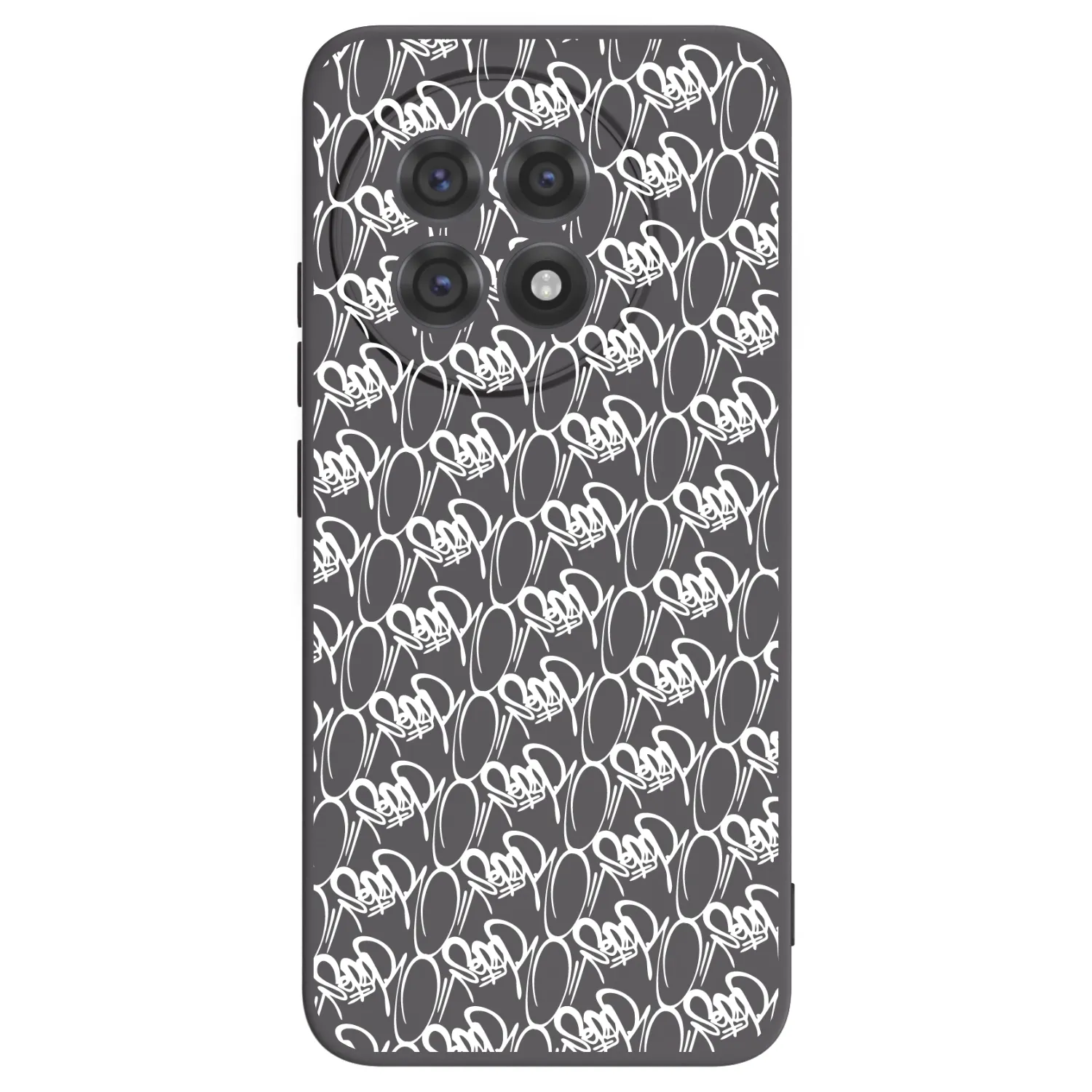 Picasee silikónový čierny obal pre OnePlus 13R 5G - Separ - White On Black 2